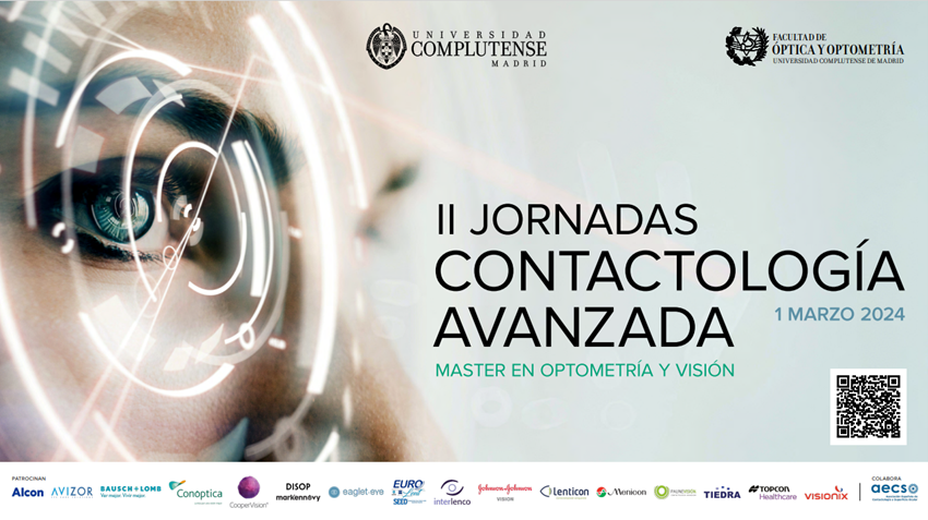II Jornadas Contactología Avanzada, Master en Optometría y Visión